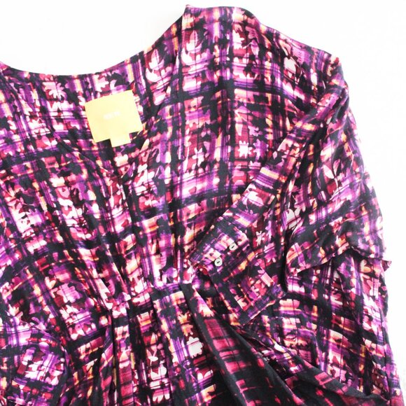 Anthropologie x Maeve Pink Petal Palette Tunic Dress Size Small - Picture 5 of 8